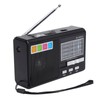 Solar Charging Radio Portable Radio with Emergency LED Flashlight Support