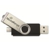 MediaRange USB 2.0 Kombo-Speicherstick 16GB - Combo Flash-Laufwerk mit Micro