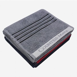Songwol Towel CM Four Line Sports Towel Luxury Mountaineering Towel Simple towel gray