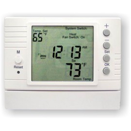 Azel D-502F: PROGRAMMABLE Digital Thermostat for HYDRONIC Radiant Floor Heating