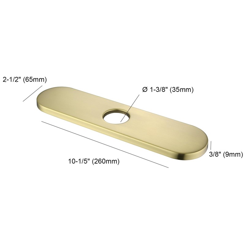 AguaStella ASD52CB Champagne Gold, Brushed Soft Gold, Champagned Bronze Deck
