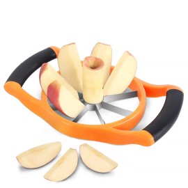 Newness 5.12 Inch Extra Large Apple Slicer, Heavy Duty Apple Slicer 8