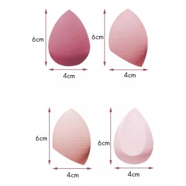 SISTEMAS Kit Esponja De Maquillaje Caja De 8 Piezas