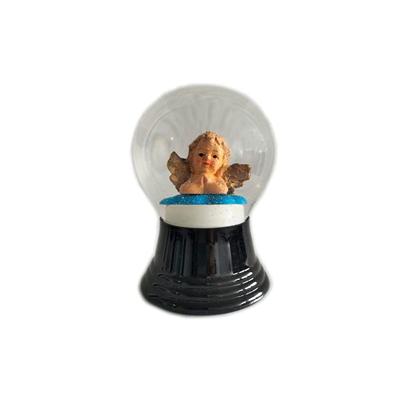 Real Glass Snow Globe, Almost Like Snow, Angel on Cloud,