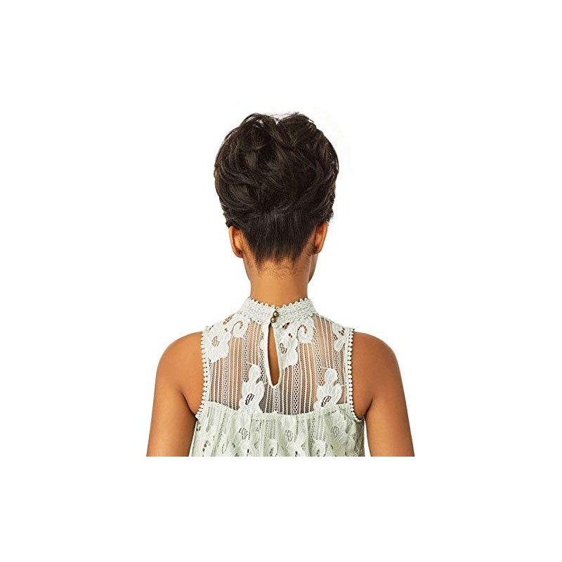 Sensationnel Instant Bun With Bang - Evonne Synthetic Up Do