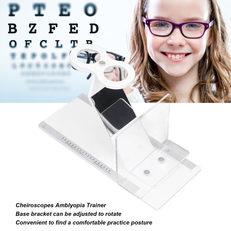 Single Oblique Stereoscope Cheiroscopes Hand Drawing Adjust Base Amblyopia Trainer