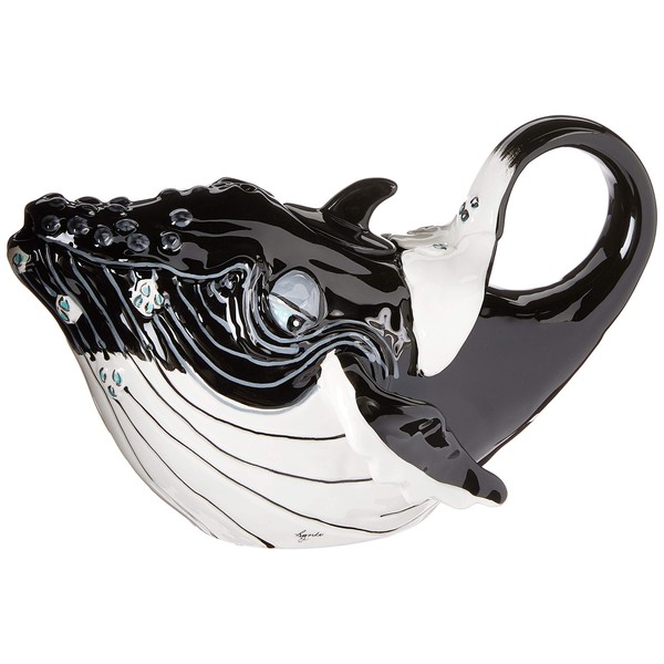 Blue Sky Ceramic 10.5"X6.75"x6.5" New Whale Teapot