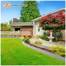 Garden Edge Garden Lawn Edging Border Cold Rolled Sheet Steel Garden Edgecolor: 8inches*50FT Silver