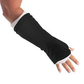 Arm Cast Sleeve Cover | Protects Arm Cast and Aids in Keeping your Cast Clean. Arm Cast Cover Adult Cast Protectors for Wrist Casts and Dressings, Plaster Cast Protector. (Black, L)