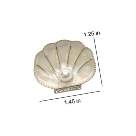 OKKRMGZ 2Pcs Car Vent Decor Clips Beach Car Accessories with Pearl Scallop Design Cute Coastal Ocean Air Freshener Clip Charms for Women Beachy Summer Interior Diffuser Decorations