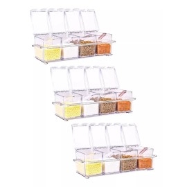 Importeek 3pz Especiero Organizador Almacenamiento Condimentos Multius