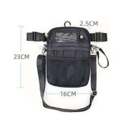 Cluoling Nurse Pouch, Nurse Bag, Waist Pouch, Apron Bag, Nursing Caregiver, Shoulder Pouch, For Work, Nursing, Nursing, Medical Care, Light Work, Tool Holder, Nurse Organizer, Multi-functional