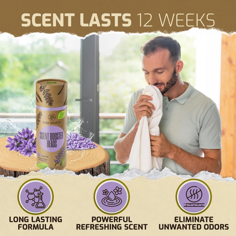 Scent Boosters for Washer, Lavender Aroma - Bulk Laundry Booster