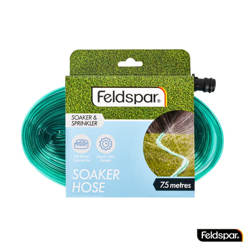 Feldspar Male Connect Garden Soaker Hose, 7.5 Meter Size