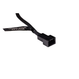Alphacool 1891Y Splitter 3-Pin to 3x 3-Pin 15 cm Cable Modding Sleeved Black
