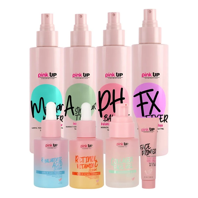 Kit Skin Care Full Pink Up 8pz Cuidado De La