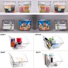 Yerliker 12 Pcs Clear Plastic Storage Bins with Lids Large