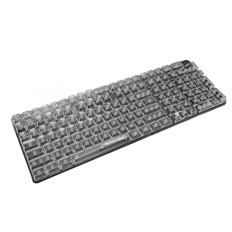 Keycap Set 132 Keys High Transparent PC CBSA Heigh Matte