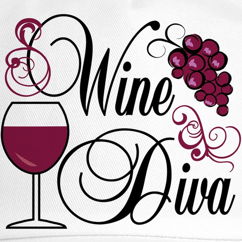 CafePress Wine Diva Cap Unique Adjustable Baseball Hat