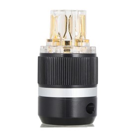 Monosaudio Pure Copper GoldPlated AC Power Plug for Audio Power Cables (F101G(Female Plug) )