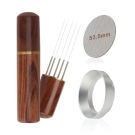53.5mm WDT Tool, Espresso Distribution Tool with Dosing Funnel