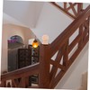CORHAD Wooden Finials Unfinished Round Wood Ball Finials for Beds