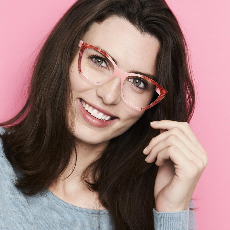 Ronecool 4Pack Progressive Multifocus Reading Glasses for Women Blue Light