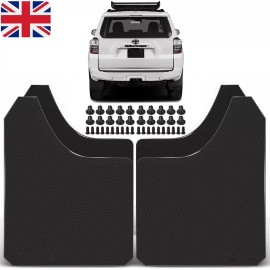 Unbranded Carbon Fiber Effect Splash Guards Mud Flaps for Toyota 4Runner Sport 4x4 TRD SR5