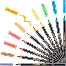 Edding 1255 Calligraphy Pen, x 3, Ideal for Calligraphy and Labelling Almost Any Surface, Made in Germany