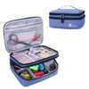 Luxja Double-layer Sewing Supplies Organizer, Sewing Accessories Organizer for Needles,