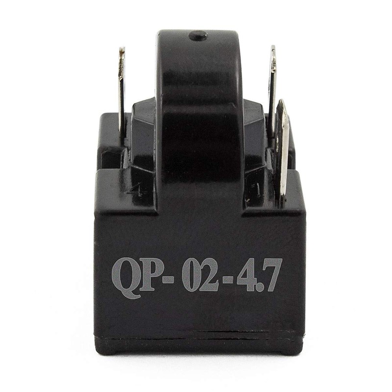 2 PCS QP2-4.7 Start Relay Refrigerator PTC Ohm 3 Pin