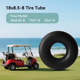 2 PCS 18x8.50-8 Inner Tube Heavy Duty 19X7-8, 20X7-8 Tube with TR13 Straight Valve Stem for Mower/Tractor/Golf Cart/Snow Blower and More