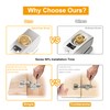 Luokim 2pcs Professional Grade Inset Soft Close Cabinet Hinges Frameless