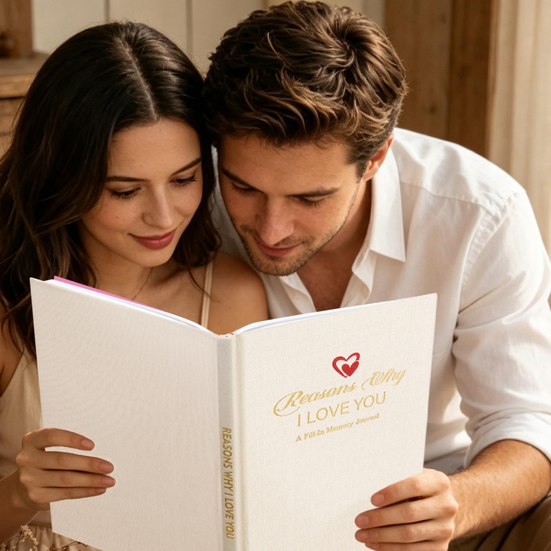 Artmag Reasons Why I Love You Journal, A Fill-in Memory