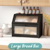 Vriccc Large Bread Box, Bamboo Wood Bread Box for Kitchen