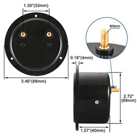 WANGCL DC 0-20V Analog Panel Meter Voltage Meter Analog Voltmeter