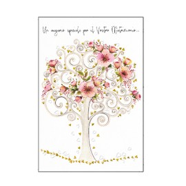 ARKRAFT Wedding Card with Plantable Seeds Format 17 x 12 cm (SM27)