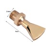 Water Fountain Nozzle Spray, 1/2" 3/4" Brass Narrow Fan Shaped