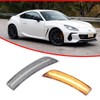 JDMTECH JDM Clear Lens Amber Full LED Side Marker Lights