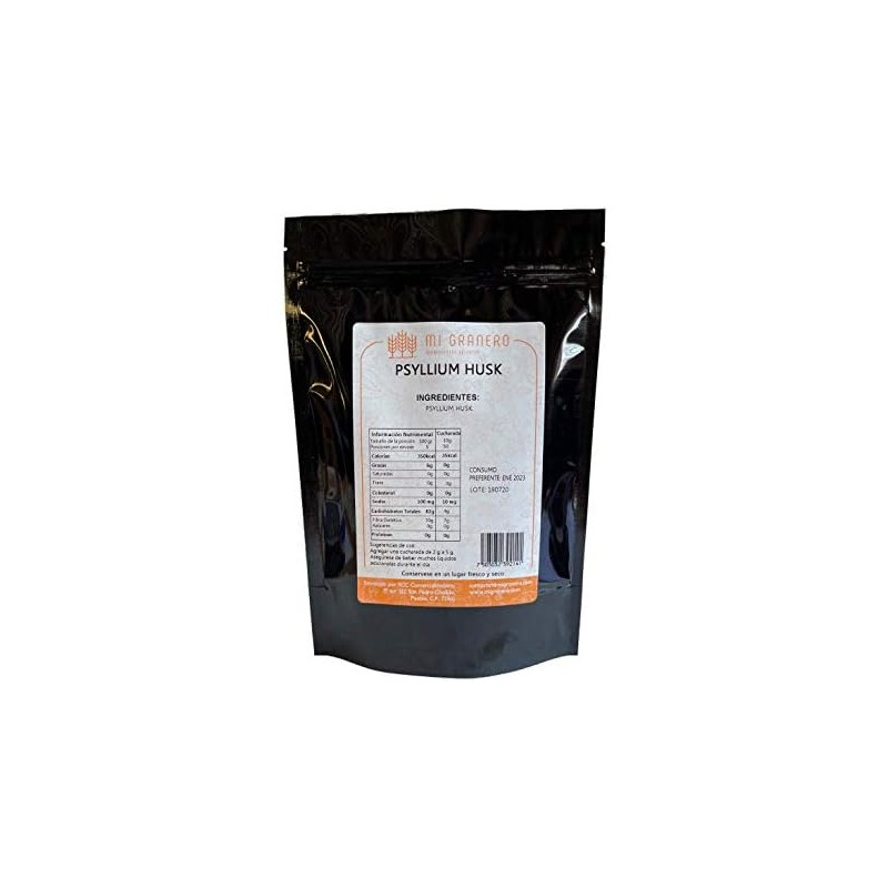Psyllium Plantago Husk en Polvo 1 Kg Puro a Granel