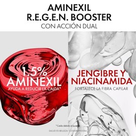 Vichy DERCOS Aminexil Clinical R.E.G.E.N Booster, Primer Srum Regenerador Capilar, Reduce la Cada del Cabello y Estimula su Crecimiento, Para Todo... 