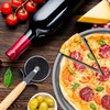 DecorRack 13 Inch Alloy Steel Pizza Pan, Non-Stick Coating, Serving