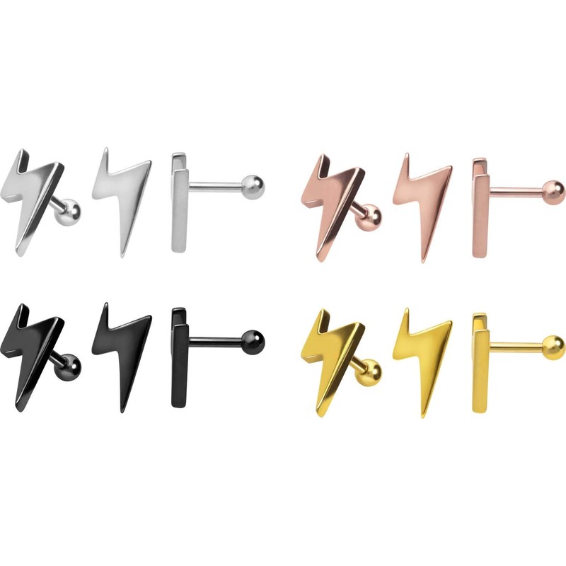 Piercingline® Surgical Steel Flash goldfarben