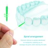 200 Pcs Portable Soft Silicone Interdental Floss Picks for Family
