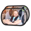 Baby Car Mirror,Baby Mirror with Wide Rearview & 361° Rotation,Baby