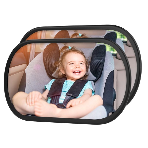 Baby Car Mirror,Baby Mirror with Wide Rearview & 361° Rotation,Baby