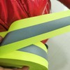 JINBING Silver Sew On Reflective Tape for Clothing Safety Fabric
