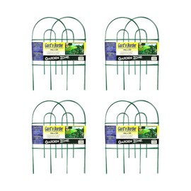 Origin Point Garden Border Round Folding Fence, Green, 24-Inch x 10-Feet (Pack of 4)
