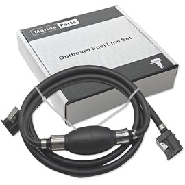 6YK24306 5/16 Inch 6.5 FT Outboard Fuel Line with Connector for Yamaha 4-350 HP Motors with Premium Primer Bulb 6YL-24306-68 6Y1-24306-55 61J-24306-04