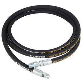 Corretic Pressure Washer Whip Hose - 10 FT x 3/8 Inch, Hose Reel Connector for 4000 PSI Power Washer